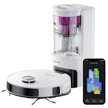 offerta a tempo: eureka robot aspirapolvere / lavapavimenti con stazione di svuotamento automatico — 32% da 249,00 € a 169,99 €