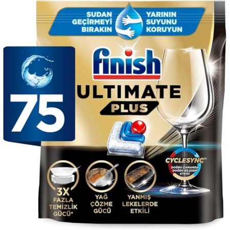 offerta a tempo: finish ultimate plus infinity shine 73 pastiglie per lavastoviglie — 55% da 27,98 € a 12,49 €