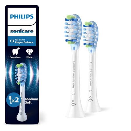 offerta a tempo: philips sonicare c3 premium plaque defence, testine di ricambio originali — 29% da 27,99 € a 19,99 €