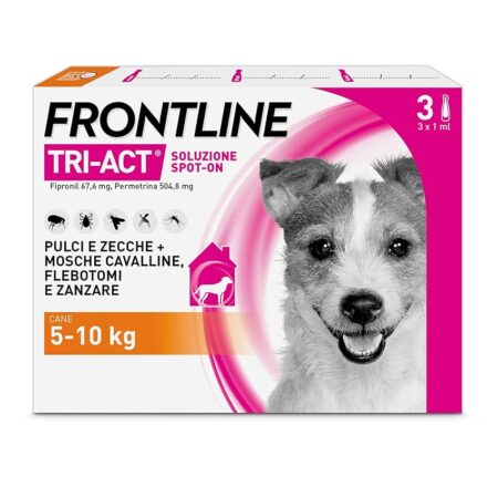 offerta a tempo: frontline triact, 3 pipette — 33% da 31,30 € a 20,90 €
