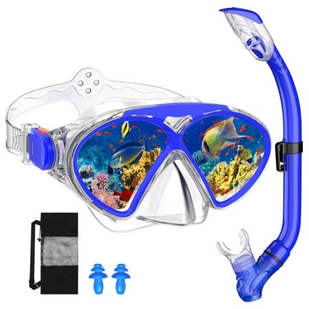 offerta a tempo: maschera e boccaglio da snorkeling per bambini — 65% da 19,99 € a 6,99 €
