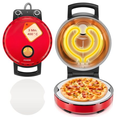offerta a tempo: forno pizza elettrico, riscalda fino a 400℃ — 38% da 129,99 € a 79,99 €