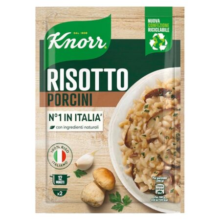 offerta a tempo: knorr risotto con funghi porcini — 38% da 2,09 € a 1,29 €
