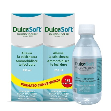 offerta a tempo: dulcosoft lassativo con macrogol, rimedi stitichezza adulti — 5% da 19,98 € a 18,96 €