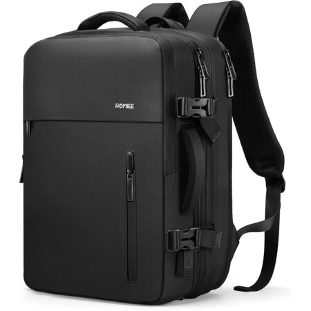 offerta a tempo: homiee zaino da viaggio valigia da viaggio espandibile da 22l a 40l zaino impermeabile — 29% da 65,99 € a 46,99 €