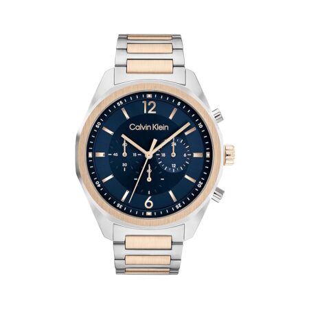 offerta a tempo: calvin klein orologio con cronografo al quarzo da uomo collezione ck force con cinturino — 24% da 199,00 € a 150,64 €