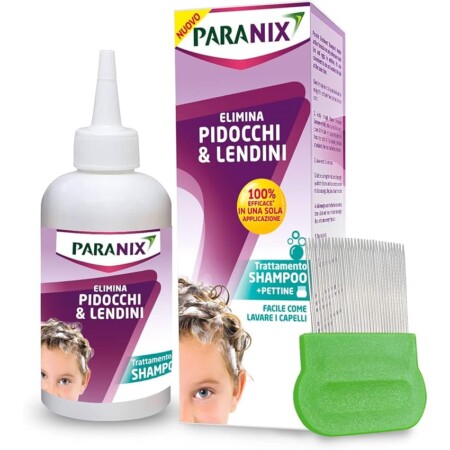 offerta a tempo: paranix trattamento shampoo con pettine, elimina pidocchi & lendini — 25% da 17,63 € a 13,19 €