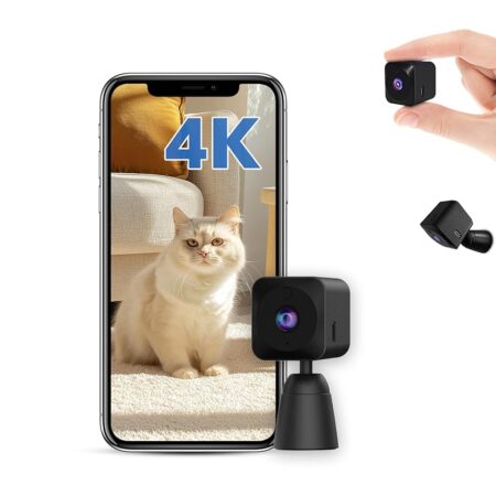 offerta a tempo: aobocam telecamera spia wifi interno 4k hd mini telecamera nascosta 6 ore autonomia — 6% da 33,99 € a 31,99 €