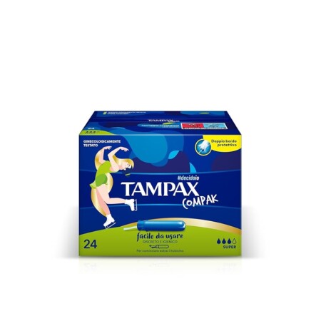 offerta a tempo: tampax compack super, confezione da 24 tamponi — 30% da 5,99 € a 4,19 €