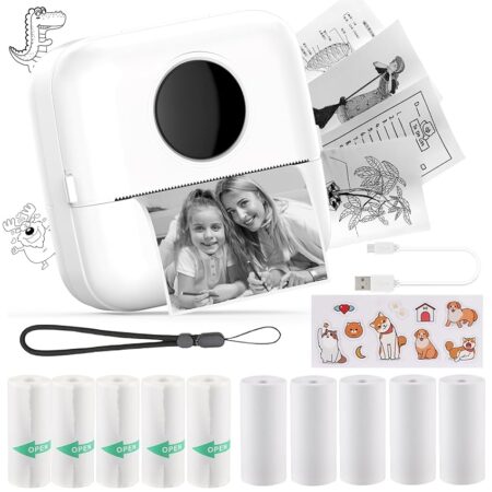 offerta a tempo: mini stampante fotografica portatile — 59% da 29,99 € a 12,34 €