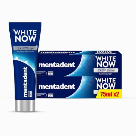 offerta a tempo: mentadent dentifricio white now original, dentifricio sbiancante con white — 4% da 4,99 € a 4,80 €