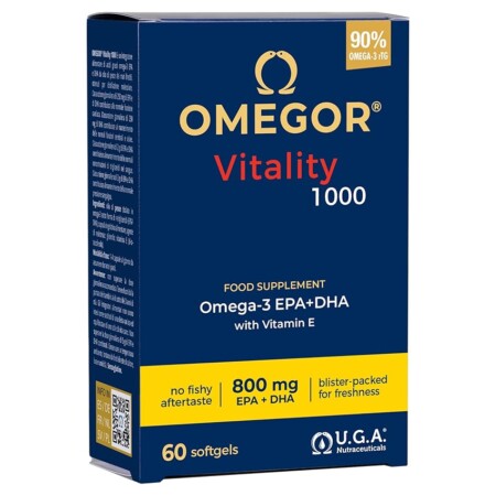 offerta a tempo: omega 3 ifos 5 stelle omegor vitality 1000 omega3 epa 535mg e dha 268 mg — 19% da 24,80 € a 20,20 €