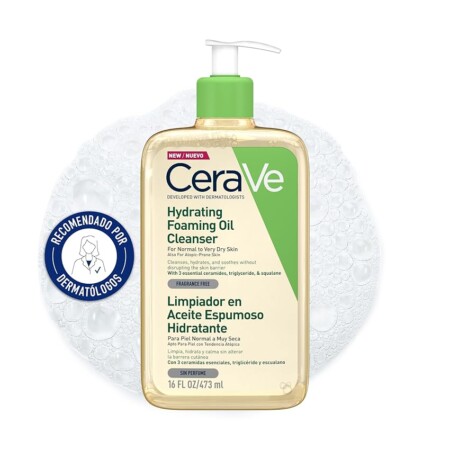 offerta a tempo: cerave olio detergente schiumogeno per pelli secche 473ml — 45% da 19,95 € a 10,92 €