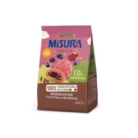 offerta a tempo: misura fibrextra frollino integrale con farcitura ai frutti di bosco e barbabietola — 27% da 2,69 € a 1,96 €