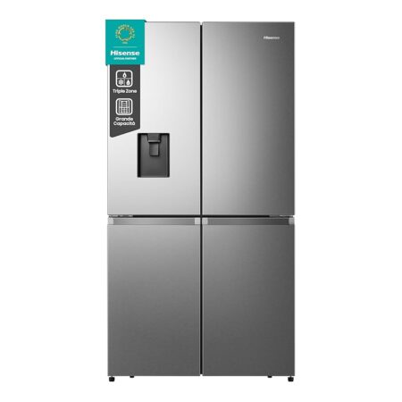 offerta a tempo: hisense rq758n4swse frigorifero quattro porte americano, grande capacità 606 litri — 29% da 1.399,00 € a 993,65 €