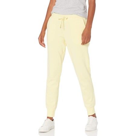 offerta a tempo: amazon essentials pantaloni da jogging in pile con risvolto (disponibili in taglie forti) — 38% da 15,99 € a 9,85 €