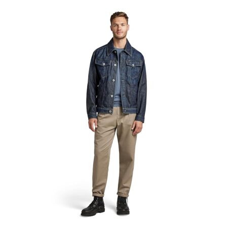 offerta a tempo: g star uomo flight combat jacket, blu (worn in ocean reef d22066) — 39% da 169,95 € a 103,72 €