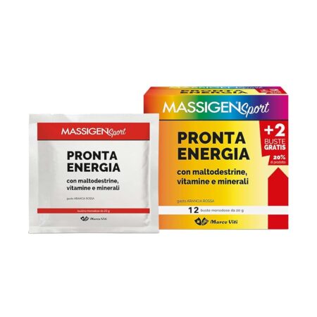 offerta a tempo: massigen pronta energia sport, integratore energetico con maltodestrine — 20% da 9,90 € a 7,90 €