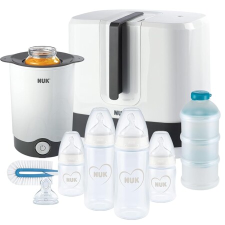 offerta a tempo: nuk first choice+ set completo di alimentazione | sterilizzatore vario express — 16% da 139,93 € a 117,29 €