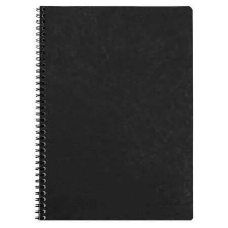 offerta a tempo: clairefontaine 781421c collezione age bag quaderno a spirale nero — 39% da 11,80 € a 7,14 €
