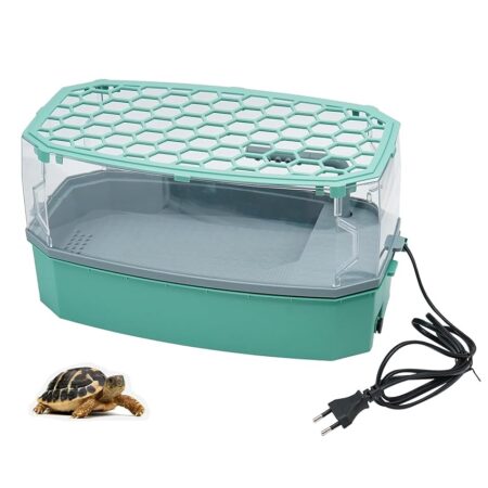 offerta a tempo: mogoulua turtle tank aquarium con pompa dell'acqua reptile habitat turtle tank terrario — 30% da 42,99 € a 29,99 €