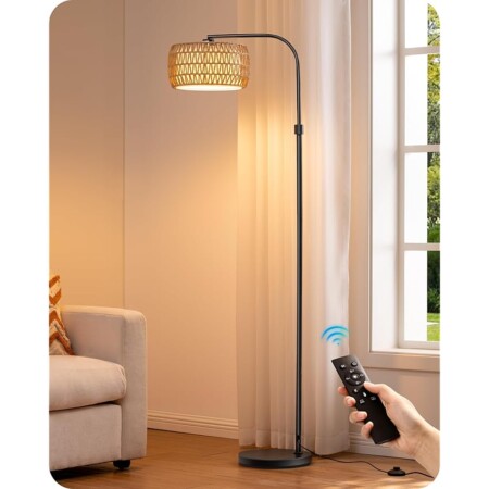 offerta a tempo: lampada led da terra con telecomando — 57% da 69,99 € a 29,99 €