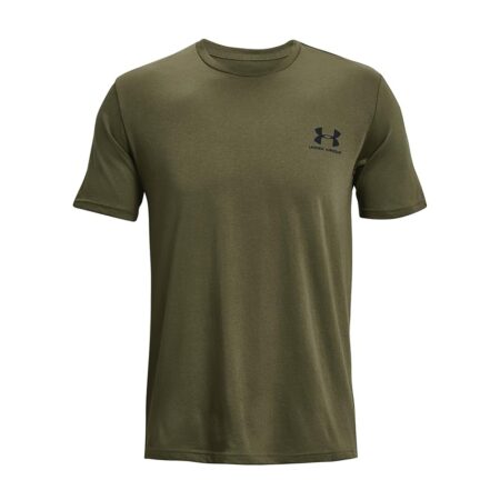 offerta a tempo: under armour ua sportstyle lc ss maglietta, marine od green — 25% da 28,00 € a 20,99 €