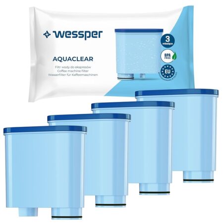 offerta a tempo: wessper aquaclear set di 4 filtri dell'acqua per macchina da caffè saeco e philips — 31% da 28,47 € a 19,60 €