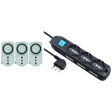 offerta a tempo: electraline 3333 kit 3 pezzi, programmatore timer meccanico giornaliero — 10% da 34,04 € a 30,48 €