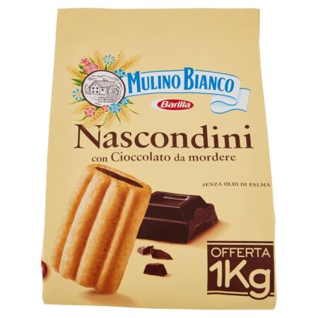 offerta a tempo: mulino bianco biscotti frollini nascondini con cioccolato da mordere — 31% da 5,99 € a 4,15 €