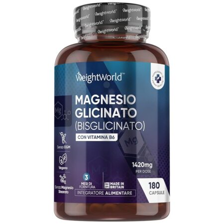 offerta a tempo: magnesio bisglicinato, 1420mg per dose — 35% da 23,99 € a 15,49 €