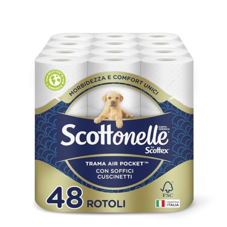 offerta a tempo: scottonelle carta igienica, morbida e resistente — 35% da 23,80 € a 15,49 €