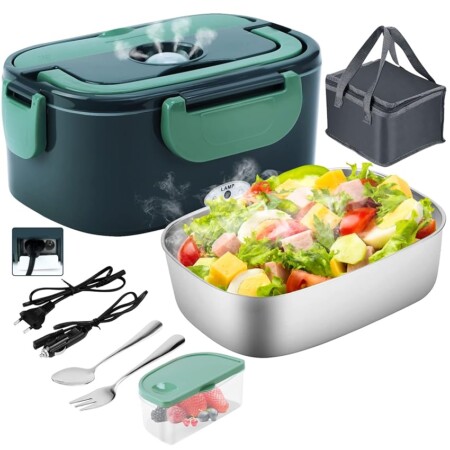 offerta a tempo: gentre lunch box elettrico portatile scaldavivande per auto camion e ufficio 4 in — 16% da 24,99 € a 20,89 €