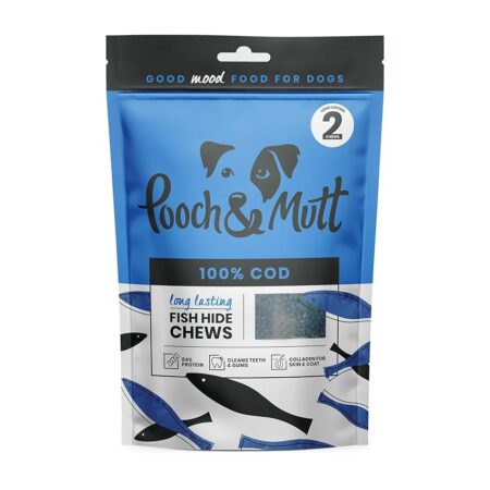offerta a tempo: pooch & mutt merluzzo da masticare per cani, snack a lunga durata per la ricompensa dei cani — 8% da 5,77 € a 5,30 €