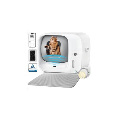 offerta a tempo: lettiera gatto autopulente automatica con app, auto confezionamento igienico senza contatto — 38% da 529,98 € a 329,98 €