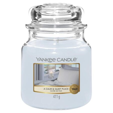 offerta a tempo: yankee candle candela profumata | candela giara grande un posto calmo e tranquillo — 30% da 29,90 € a 20,89 €
