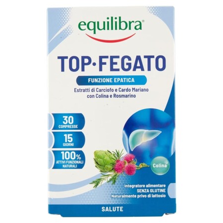 offerta a tempo: equilibra integratori alimentari top fegato 30 compresse — 49% da 6,49 € a 3,29 €