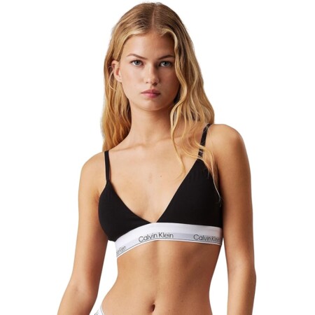 offerta a tempo: calvin klein donna reggiseno a bralette triangle imbottitura estraibile — 30% da 39,90 € a 27,90 €