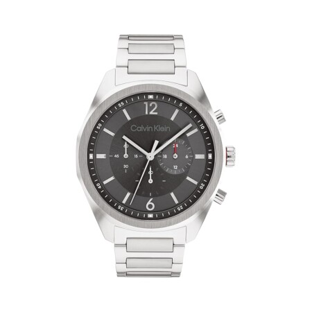 offerta a tempo: calvin klein orologio con cronografo al quarzo da uomo collezione ck force con cinturino — 33% da 199,00 € a 133,99 €