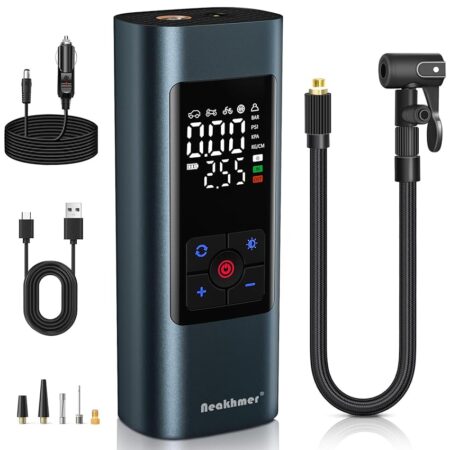 offerta a tempo: neakhmer mini compressore pompa ad aria: 150 psi pompa ad aria elettrica con funzione — 15% da 39,99 € a 33,99 €