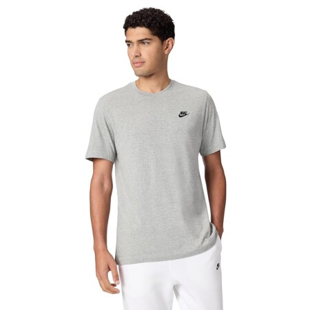 offerta a tempo: nike m nsw club tee maglietta, dk grey heather black — 12% da 24,99 € a 22,08 €