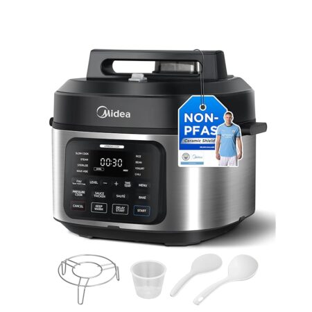 offerta a tempo: midea pentola a pressione 9 in 1 multicooker con 12 funzioni — 33% da 139,99 € a 93,49 €