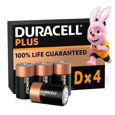 offerta a tempo: duracell batterie plus d (pacco da 4) — 9% da 10,99 € a 9,99 €