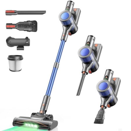 offerta a tempo: aspirapolvere senza fili, 45kpa 50mins scopa elettrica senza fili con autoportante — 15% da 119,99 € a 101,99 €