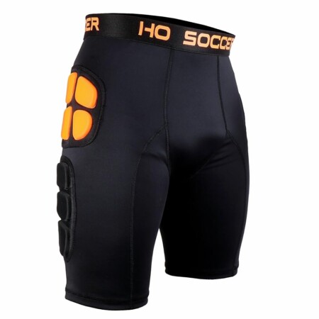 offerta a tempo: ho soccer short impact shield sr pantaloncini da portiere, nero — 33% da 65,00 € a 43,86 €