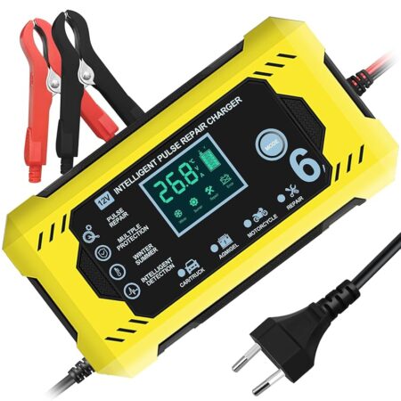 offerta a tempo: caricabatterie demergenza per auto con display lcd — 58% da 23,99 € a 9,99 €