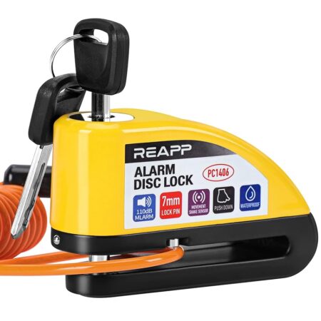 offerta a tempo: reapp bloccadisco moto lucchetto moto antifurto con allarme sonoro 110db — 23% da 32,99 € a 25,49 €