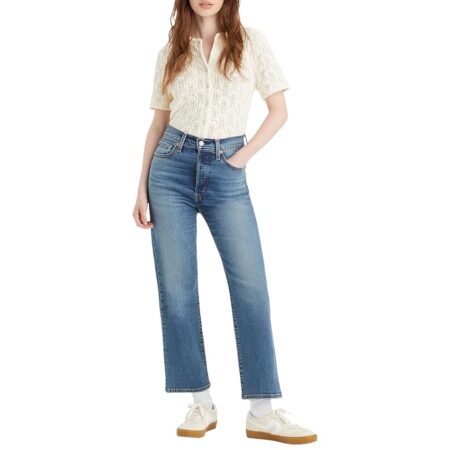 offerta a tempo: levi's ribcage straight ankle jeans, elevated taste — 35% da 120,00 € a 78,00 €