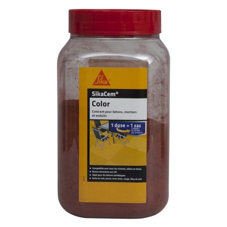 offerta a tempo: sika colorante in polvere per cemento/calce/gesso sikacem color rosso — 16% da 18,15 € a 15,16 €