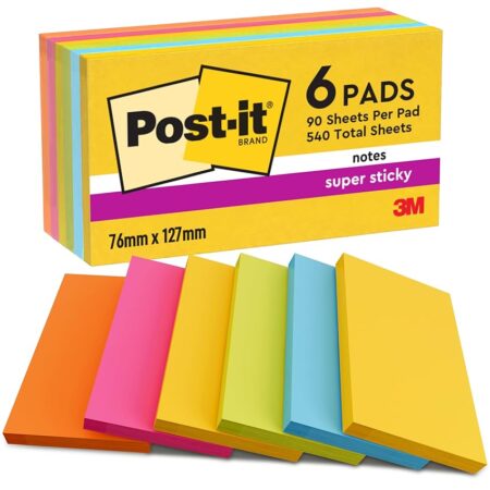 offerta a tempo: post it foglietti super sticky, collezione carnival — 35% da 22,99 € a 15,03 €